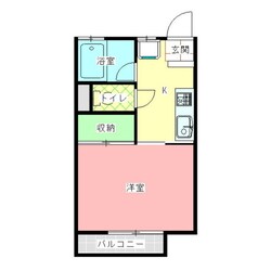 久賀谷コーポＡ棟の物件間取画像